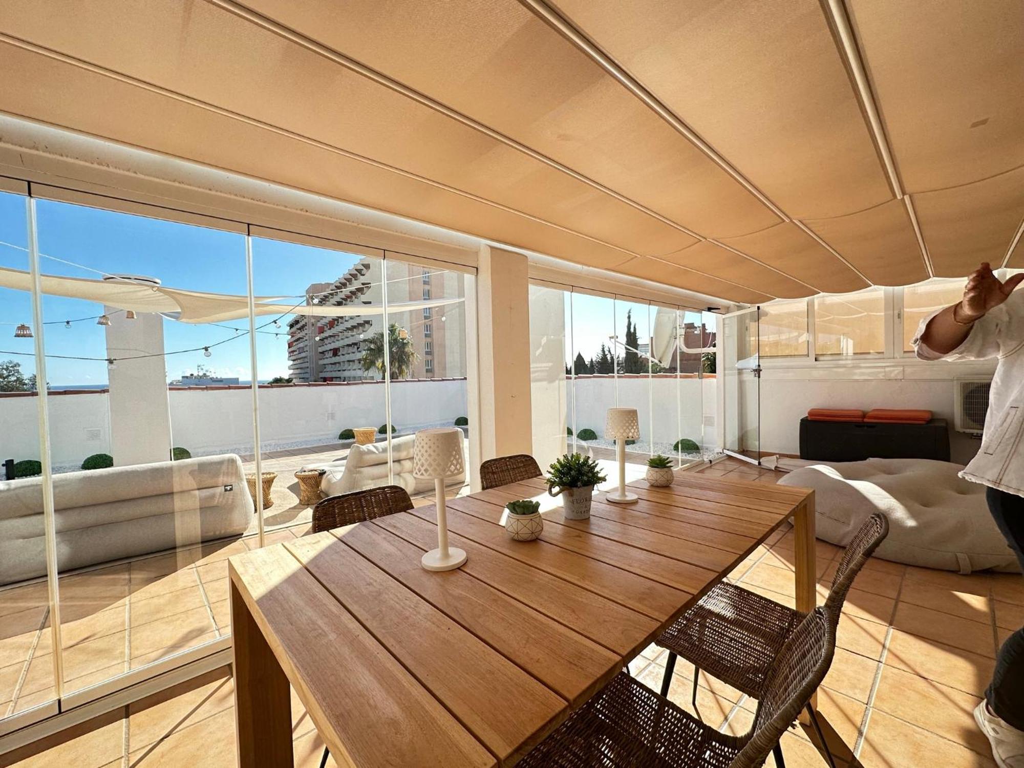 2 Bed Penthouse With Sea View Apartment Torremolinos Exterior photo
